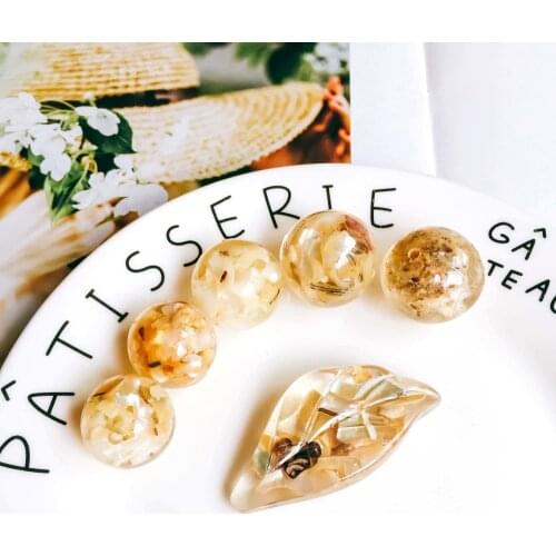 ZEROUP Acrylic Resin Plastic Beads Round Cylinder Earrings Pendant Accessories Supplies for Jewelry Making Diy Handmade 4pcs 2