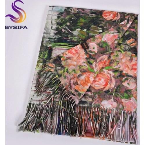 BYSIFA Women's Cashmere Scarves