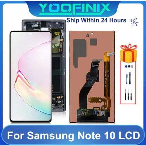 Original For Samsung Galaxy Note 10 LCD SM-N970F/DS SM-N9700/DS Display LCD Touch Screen Digitizer Display Replacement Parts