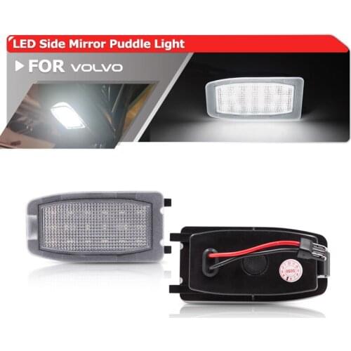 For Volvo S60 S80 V70 2 XC70 2 XC90 Canbus White SMD Led Under Side Mirror Puddle Light Module OEM:CTZ500010