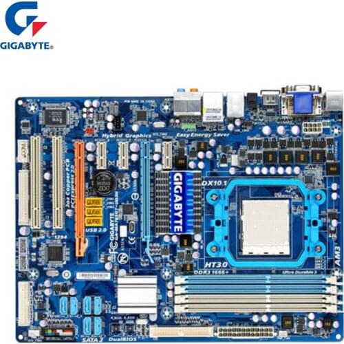 Gigabyte GA-MA785GT-UD3H Motherboard For AMD 785G DDR3 USB2.0 16GB Socket AM3 MA785GT UD3H Desktop Mainboard Systemboard Used