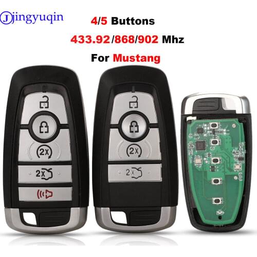 Jingyuqin FSK M3N-A2C31243300 902/868/434Mhz ID49 Remote Smart Prox key For Ford Fusion Explorer Edge Mustang 2017 2018