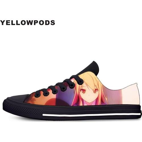 Flats Classic Canvas Shoes The Pet Girl Of Sakurasou Anime Hot Low Top Women Woman Black Flats 3D Print Casual Fashion Shoes