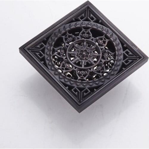 Insert Square Floor Waste Grates Bathroom Tile Shower Floor Drains Antique Fltro Ducha Drain Shower Hair Strainer