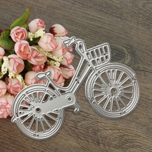 Bicycle Metal Die Cutting Dies For DIY Scrapbooking Photo Card Album Paper Craft Decorative Embossing Stencil