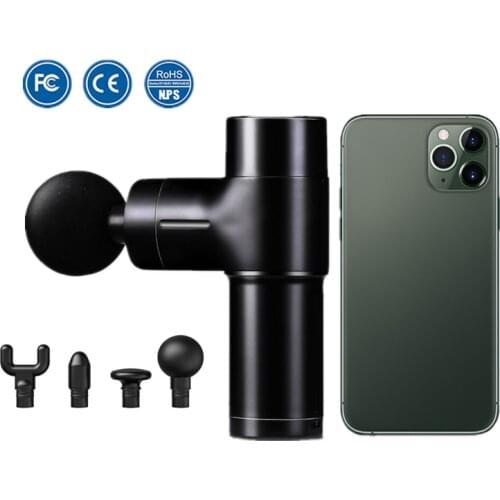 Mini Electric Muscle Massage Gun Pocket Neck Muscle Massager Pain Therapy usb charging for Body Massage Relaxation Pain Relief