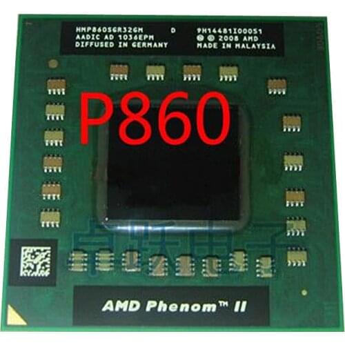 Original AMD P860 HMP860SGR32GM CPU Three core low power general V140 V160 V120 upgrade processor laptop free shipping
