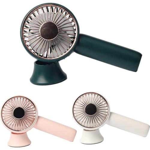 Portable Handheld Fan 3 Speed Adjustable Mini Desk Fan 2000Mah USB Rechargeable Air Conditioner Cooler
