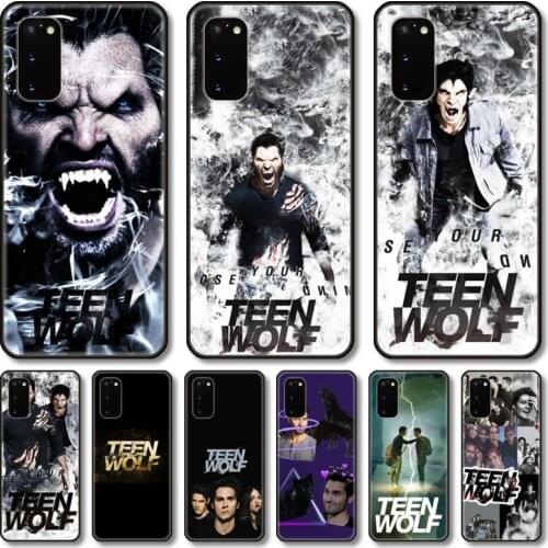 Teen wolf title Phone Case For Samsung Galaxy Note S21 20 10 9 E Lite UW Ultra 5G PRO Black Shell Cover
