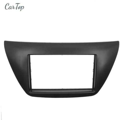 2 Din Car Radio Fascia For 2006 Mitsubishi Lancer IX DVD Player Trim Installation Kit Plate Frame Car Radio Frame
