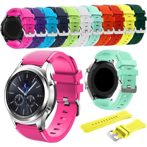 22mm watch band For Galaxy watch 46mm 42mm active 2 Samsung gear S3 Frontier strap huawei watch GT strap amazfit bip 47 44 40