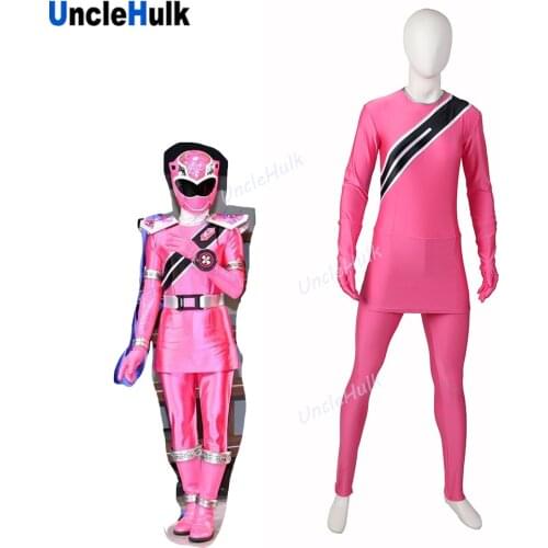 Mashin Sentai Kiramager Kiramai Pink Cosplay Bodysuit | UncleHulk