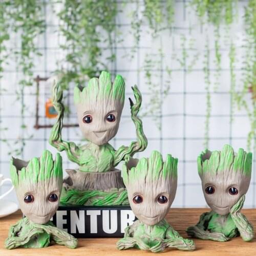 Groot Garden Flowerpot Home Decoration Toy Penpot Flowerpot Doll Tree People Flowerpot Gift Desktop Decoration Ornaments