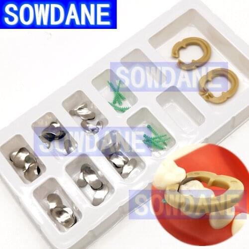 Dental Sectional Matrix System Matrix Band Metal Matrices Resin Clamping / Seperating Ring Autoclavable Dentist Tools