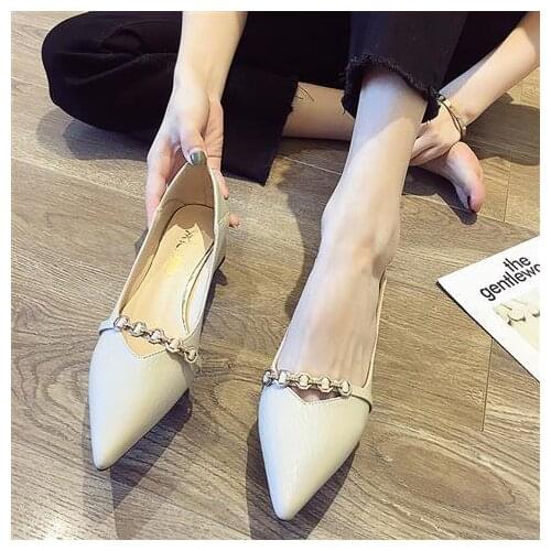 2020 Spring Fashion Womens Shoes Woman High Heels Pointed toe Pumps Female Sexy Brides Wedding Shoes Working Casual Shoes
