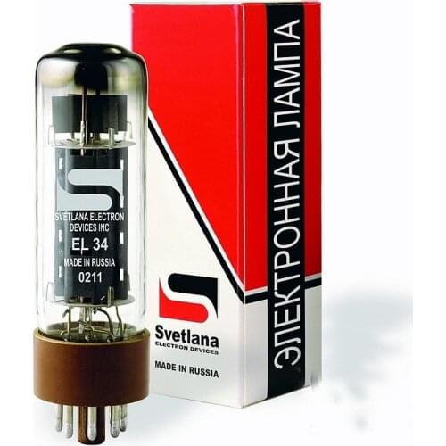 SVETLANA EL34 Vacuum Tube Replace 6CA7 6P3P 6L6 EL34B Factory Test And Match