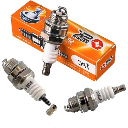 3pcs BM6A ignition dirt bike mini quadard moto pocket quad candle motorcycle spark plugs for brushcutter