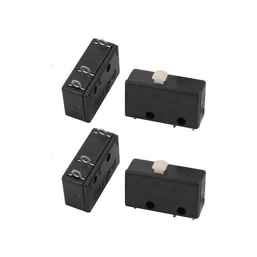 20Pcs AC250V/3A 125V/5A SPDT Momentary Push Button Actuator Limit Micro Switch KWX