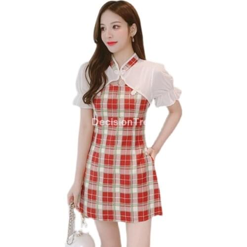 2021 chinese dress dress+pants set vintage traditional mesh chinese dress qipao cheongsam evening dress modern qipao dress