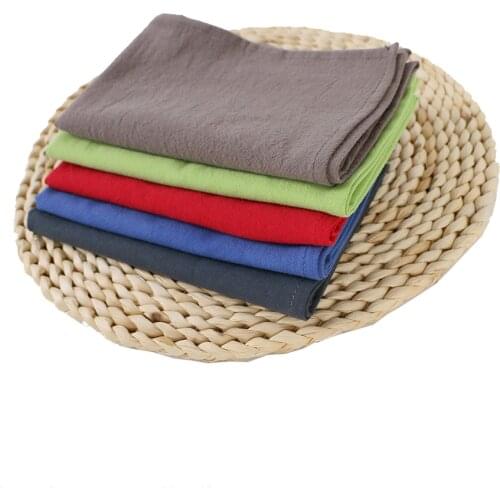 30x45 Set of 12 Table Dinner Hotel Quality Kitchen Cloth Napkins Plates Raw Cotton PlaceMat Tableware Towel Wedding Decoration