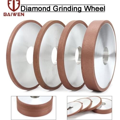 1pc 125mm Resin Diamond Grinding Wheels Parallel Discs Carbide Cutter Metal Grinder 5/4'' hole Wheel Multi Tool #150/240/320/400