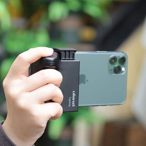 Ulanzi Bluetooth Selfie Shutter Booster for Andriod IOS Wireless Smartphone Holder Stand Stabilizer Anti-Shake iphone 12 pro max