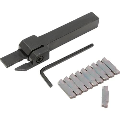 MGEHR1212-3 Lathe Cut-Off Grooving Parting Tool Holder + 10Pcs MGMN300 Inserts + Wrench