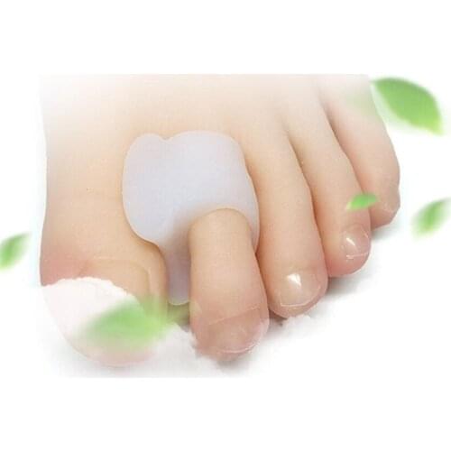 Hot 500 pair/lot Gel Silicone Hallux Valgus Foot Care Tool Bunion Corrector Bone Big Toe Protector Straightener Pedicure tool