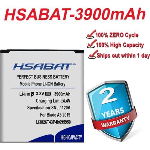 Top Brand 100% New 3900mAh Li3826T43P4h695950 Battery for ZTE Blade A5 2019 in stock