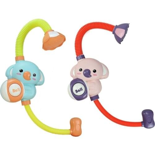 Cartoon Shower Head Toy Swimming Pool & Indoor Water Toy Mini Water Sprinkler for Bathtub Toy for Baby Toddler Infant