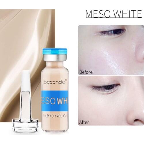 New 10PCS Ampoule Liquid Foundation Invisible Pores Melanin Semi-Permanent Foundation BB Cream Natural Nude Make Up Foundation