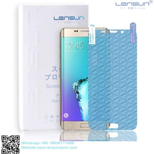 LENSUN Nano Technology Mobile Film For Samsung Galaxy S6 Edge Plus Screen Protector