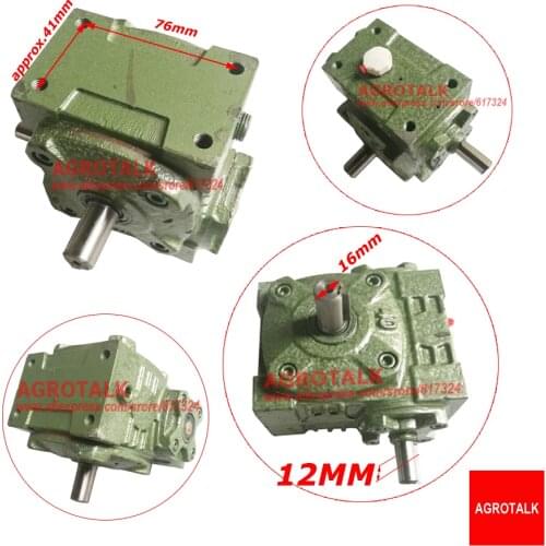 Gearbox assembly for tractor powered wood chipper WC-6, please check the dimenssions closely especially the shaft diamenter