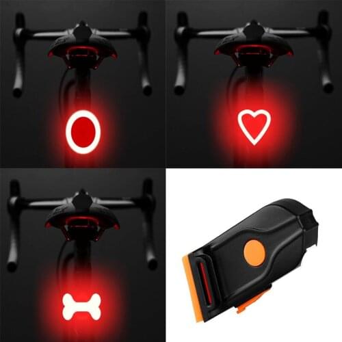 Bicycle Tail Light Usb Charging Mountain Light Night Riding Road Bike Riding Creative Tail Light Equipment Accessories Riding