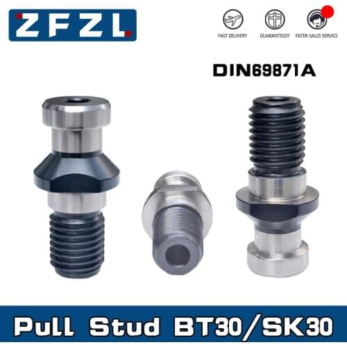 1PC BT30 SK30 x 45 Degree M12 Pull Stud Retention Knob CNC Milling New Pull Stud DIN69871A