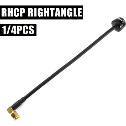 1PC Lumenier AXII 2 Long Straight/Right-Angle 5.8GHz 2.2dBi Gain FPV Antenna RHCP/LHCP For FPV Racing RC Drone Multirotors