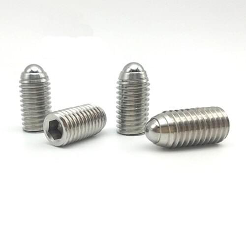 1pcs M16 Wave bead Allen bolt Spring positioning ball plunger stainless steel inner hexagon Set screw ZC104-3 25mm-60mm Length