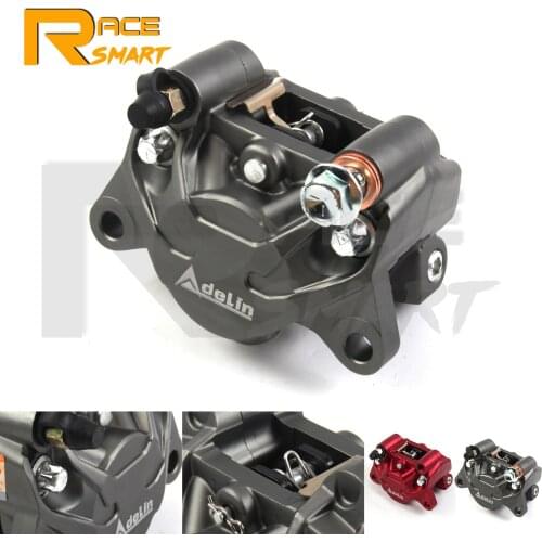 1PC Motorcycle Double Piston Brake Disc Caliper Pump ADL-17 85mm Mounting For Yamaha Honda Kawasaki Suzuki Scooter Modification