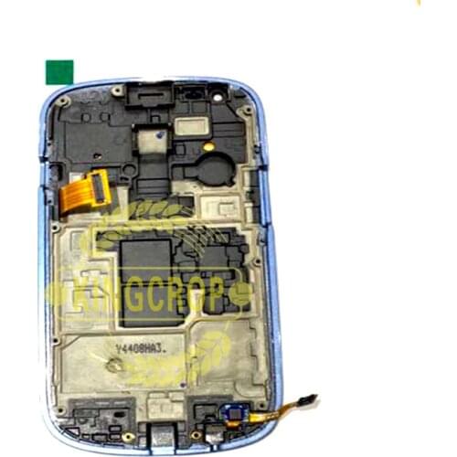 100% AMOLED Phone LCD For Samsung Galaxy S3 Mini I8190 i8190N i8195 i8200 with frame Screen Touch Digitizer Assembly Replacement
