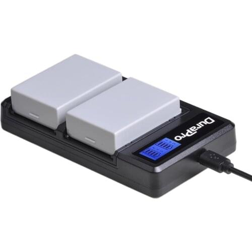 LP-E8 LP E8 1800mAh 7.4V Camera Battery + LCD Dual USB Charger For Canon EOS 550D 600D 650D 700D kiss X4 X5 X6i X7i Rebel T2i T3