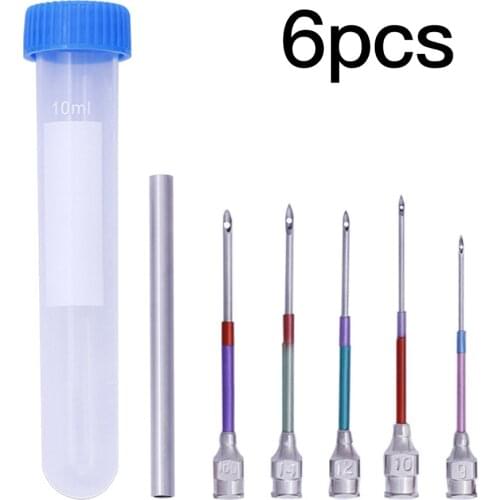 6 Pcs/set Embroidery Punch Needle Sewing Stitching DIY Punch Needle Kit Needlework Accessories