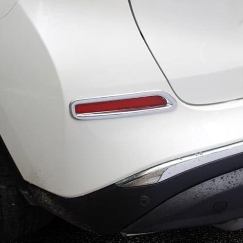 Car ABS Rear Fog Lamp Light Cover Trim Modling Garnish auto Accessories For nissan murano 2015 2016 2017 2018 2019 2020 2021