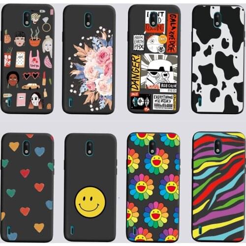 For Nokia C2 Case Silicone Durable Phone Case For Nokia C2 Frosted Cover Cute TPU nokia c2 5.7" Cases Covers Silicone Phone Case