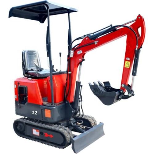 1200kg 1T Diesel Mini Excavator Small Digger With Competitive Prices Meet CE EPA EURO 5 Emission