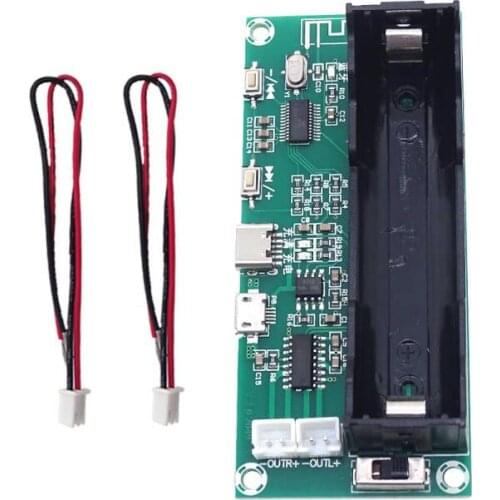 XH-A153 Lithium Battery Bluetooth 5.0 Dual-channel 2 Ch Channel Stereo Low Power Amplifier Board 3W+3W DC 5V PAM8403 Chip