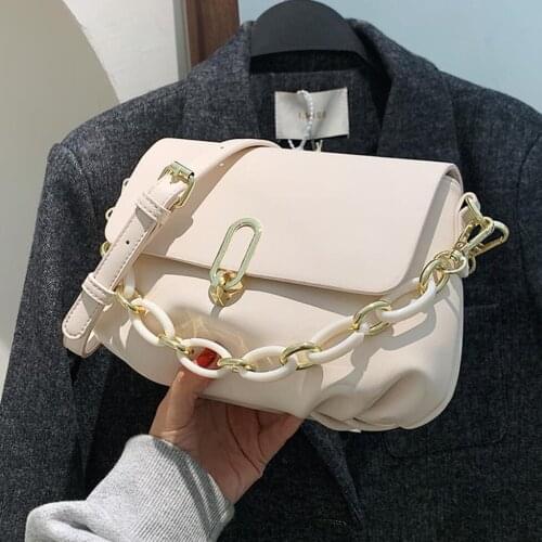 Elegant Female Pleated Tote bag 2021 Spring New High-quality PU Leather Womens Designer Handbag Vintage Shoulder Messenger Bag