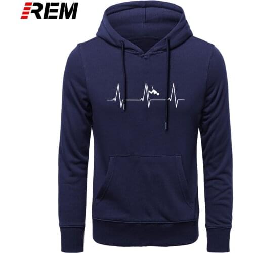 REM Hoodies, Sweatshirts New Skiings Downhill Heartbe Men Funny Cool Mans Cotton long-Sleeve Hip Hop Tops Clothing