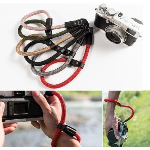 Handmade nylon Digital Camera Wrist Hand Strap Grip Paracord Braided Wristband for Nikon Z7 Z6 for EOS R M6 M5