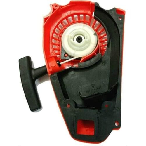 Newest 1Pcs Top Handle Recoil Starter Pull Start fit for 25cc 26cc 2500 Chainsaw Engine Motor Plastic