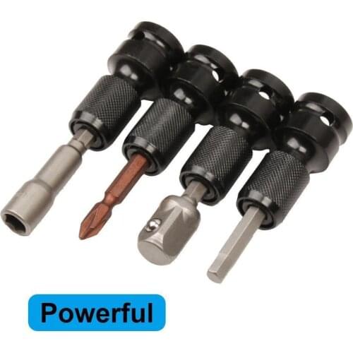 1/2" Square To 1/4" Hex Ratchet Socket Conversion Tool Drive Converter Tool Adaptor Adapter Socket Release Impact Quick